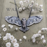 Collana Vintage Gufo Luna