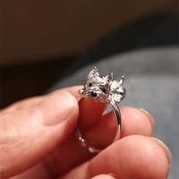 Anello Regolabile in Stile Retro per Cani