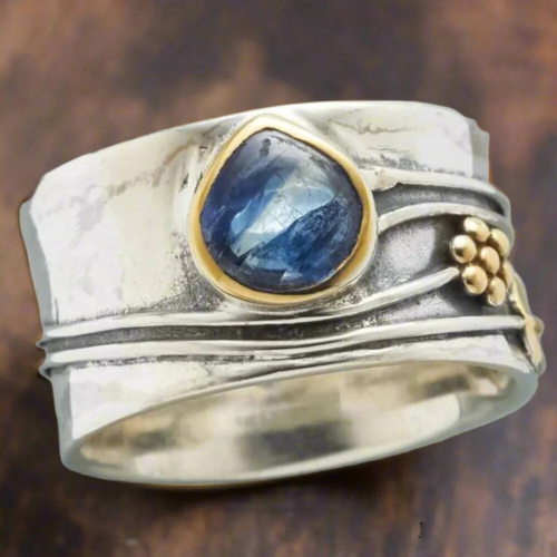 Anello di meditazione in pietra preziosa bohemien