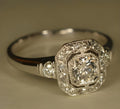 Anello Vintage in Argento Cristallino