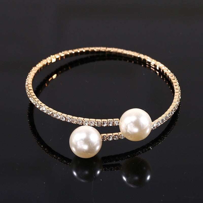 Bracciale Premium Regolabile in Perle