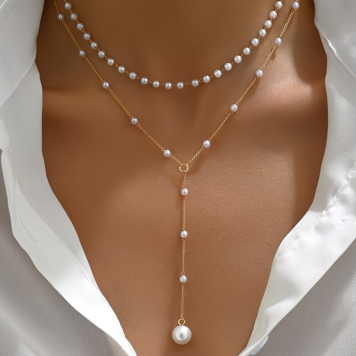 Collana con Perle Graduated