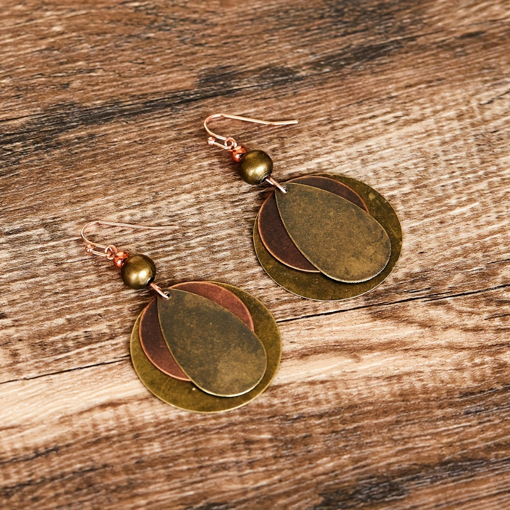 Orecchini Pendenti a Goccia d'Acqua Bohemien