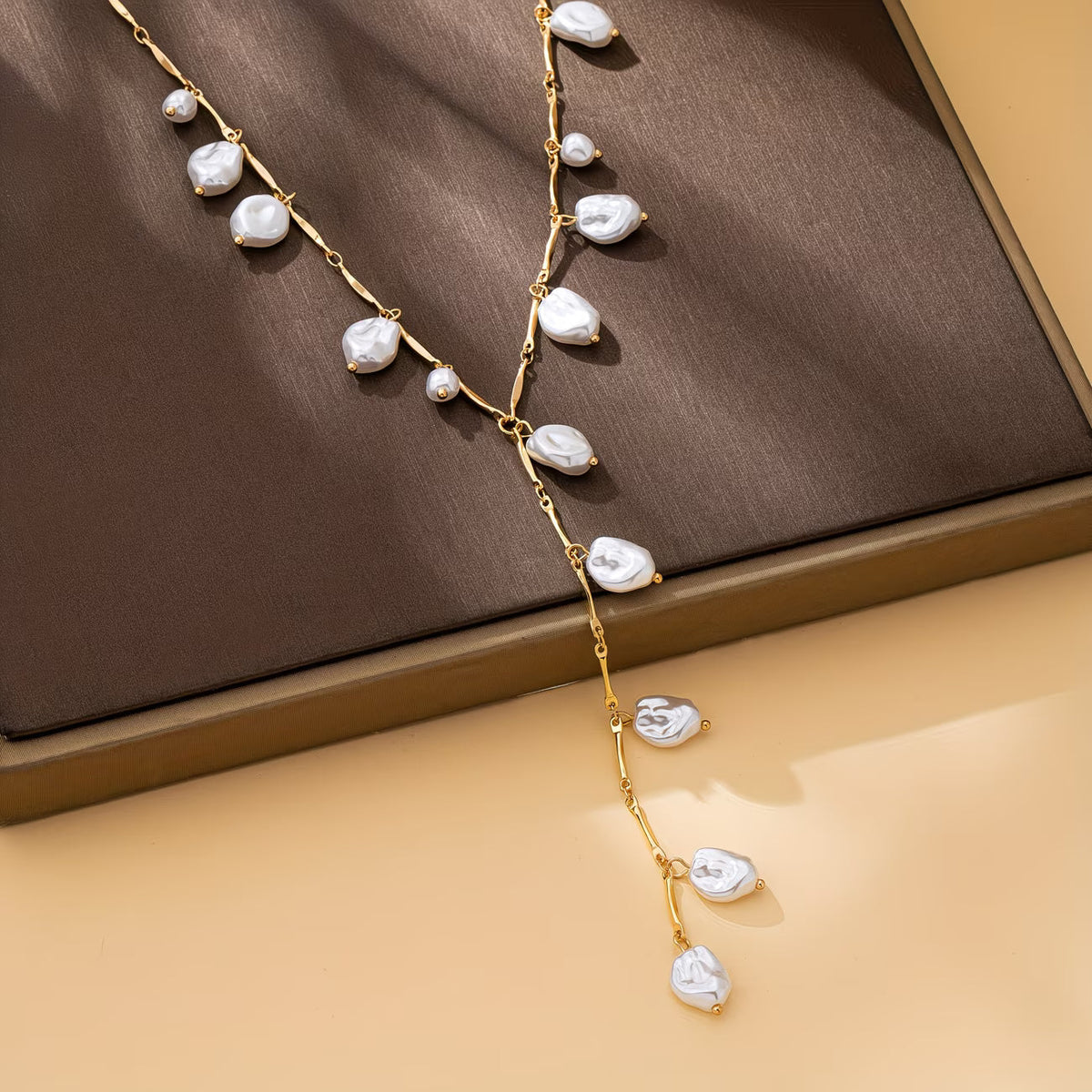 Collana Cascata di Perle Mistica