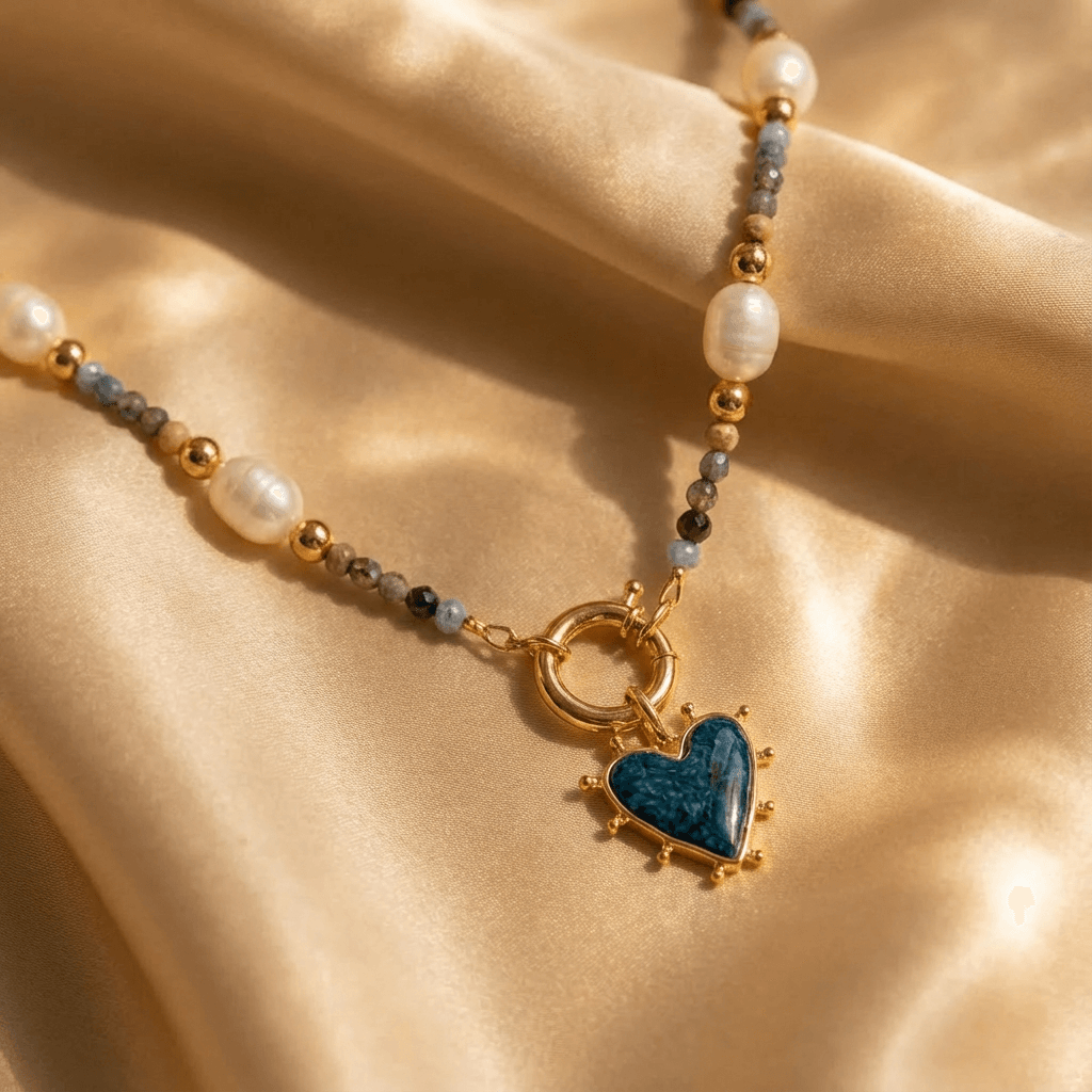 Collana a Cuore Colorato Bohemien
