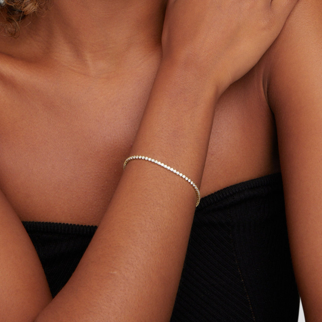 Bracciale Tennis Gold Cordelia
