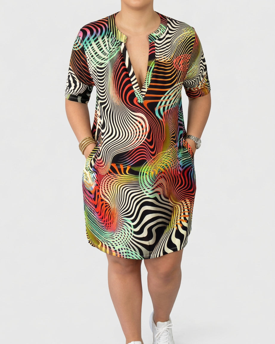 Niamh | Abito V-neck sofisticato