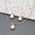 Set di Collana Elegante e Raffinata con Perle