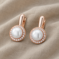 Anello Elite in Oro Rosa con Perla
