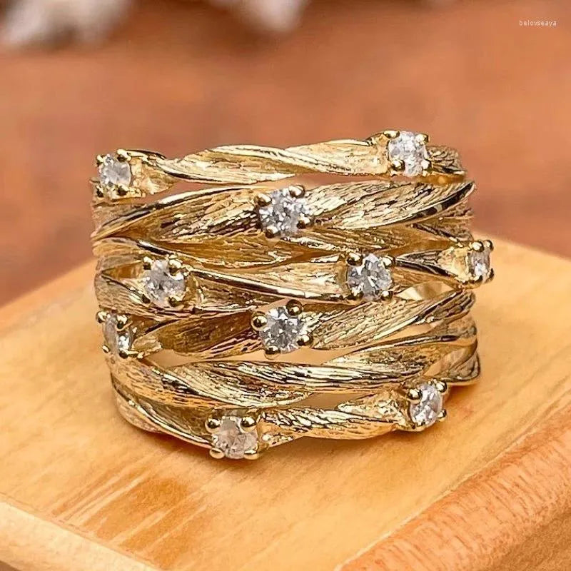Anello Boho Vintage in Oro
