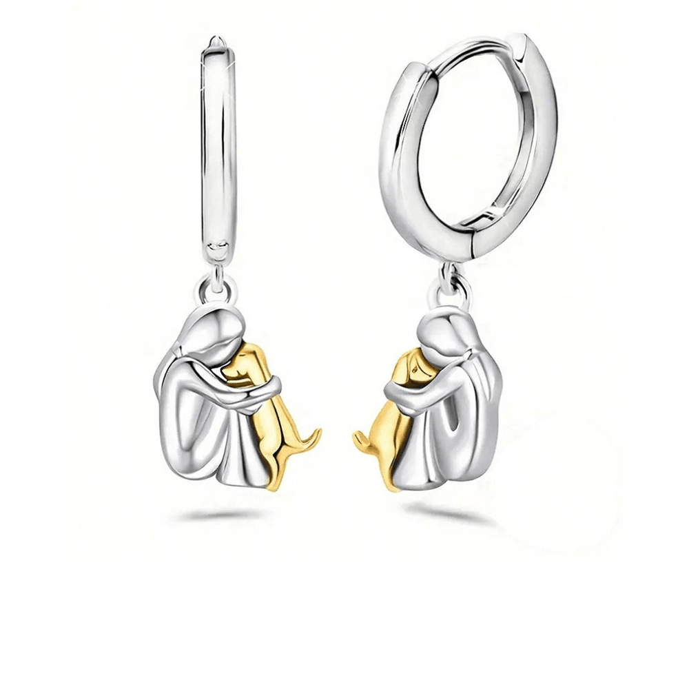 Collana con Pendente Abbraccio e Orecchini in Omaggio – Offerta a Tempo Limitato