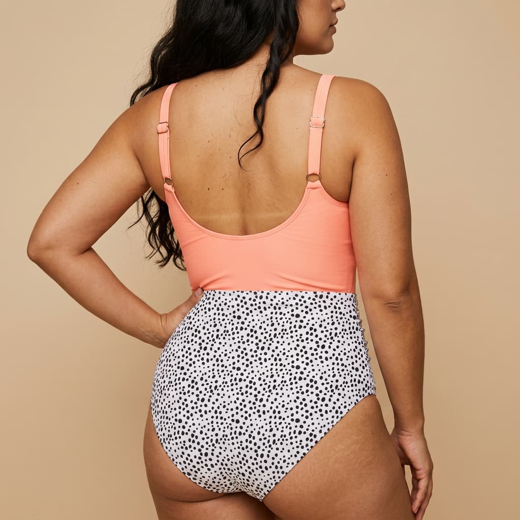Sovara™ -Costume Modellante Bicolore con Nodo
