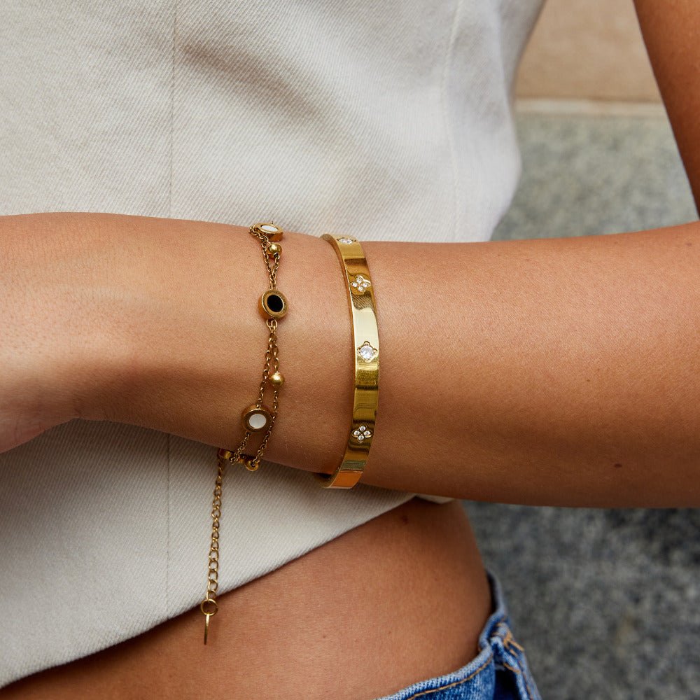 Bracciale Oro Trifoglio