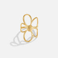 Anello Fiore Daisy Dorato