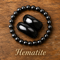 Bracciale in Ematite per Radicamento, Protezione e Concentrazione