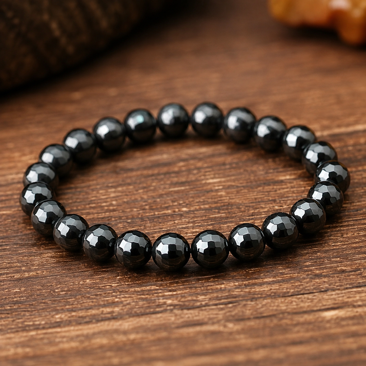 Bracciale in Ematite per Radicamento, Protezione e Concentrazione