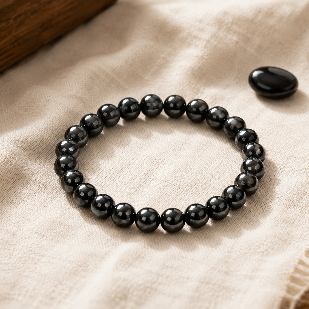 Bracciale in Ematite per Radicamento, Protezione e Concentrazione