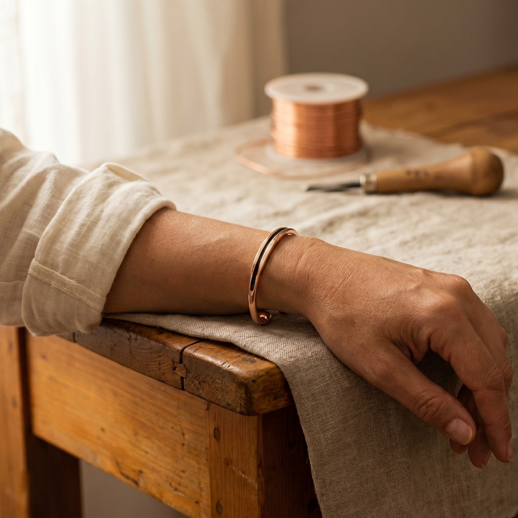 Bracciale in Rame Venato
