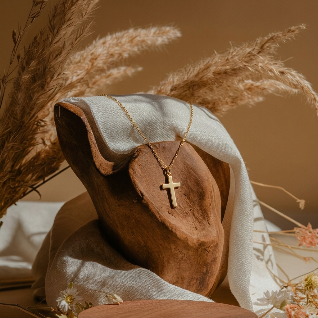 Sancta™ - Collana con pendente a croce
