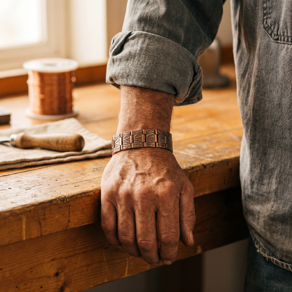 Bracciale in Rame Grit da Uomo