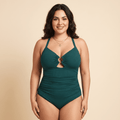 Loravie™ - Modellante Costume con Dettaglio Anello Dorato