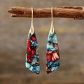Nicoletta™ - Orecchini Retrò con Gemme Multicolor