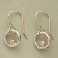 Orecchini vintage in oro e argento