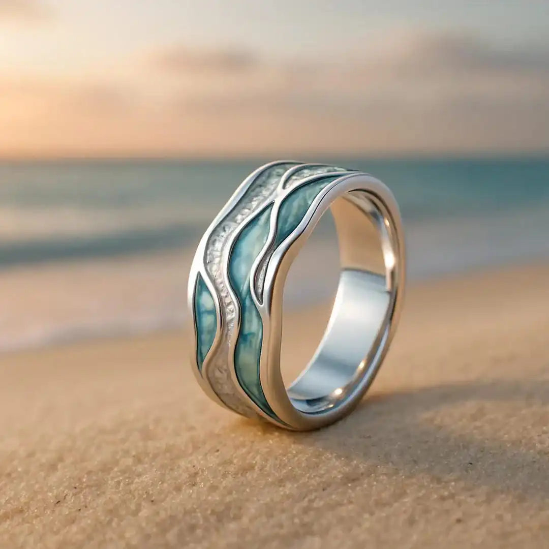 Anello Seasilver Turquoise Bubble