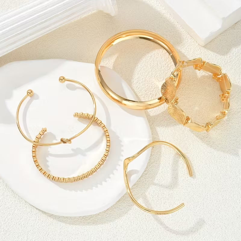 Set di Bracciali Boho Oro
