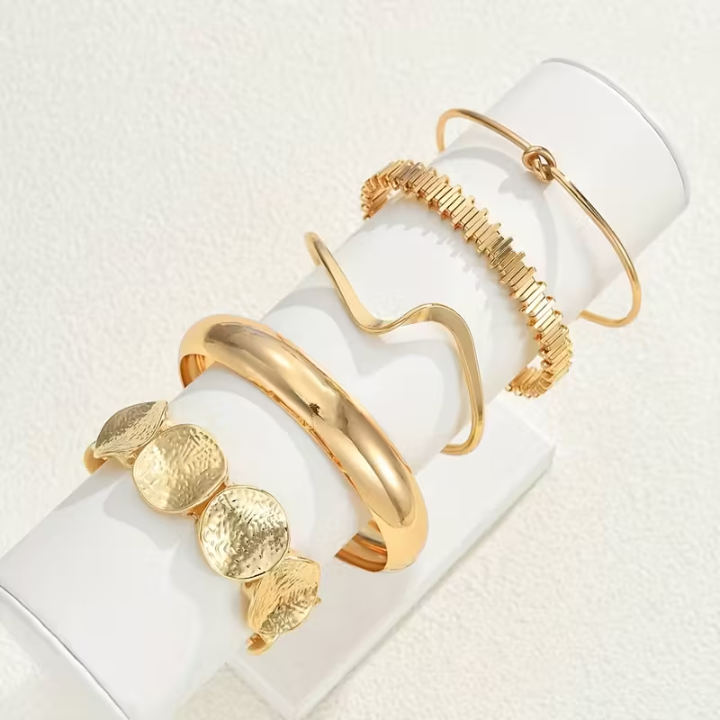 Set di Bracciali Boho Oro