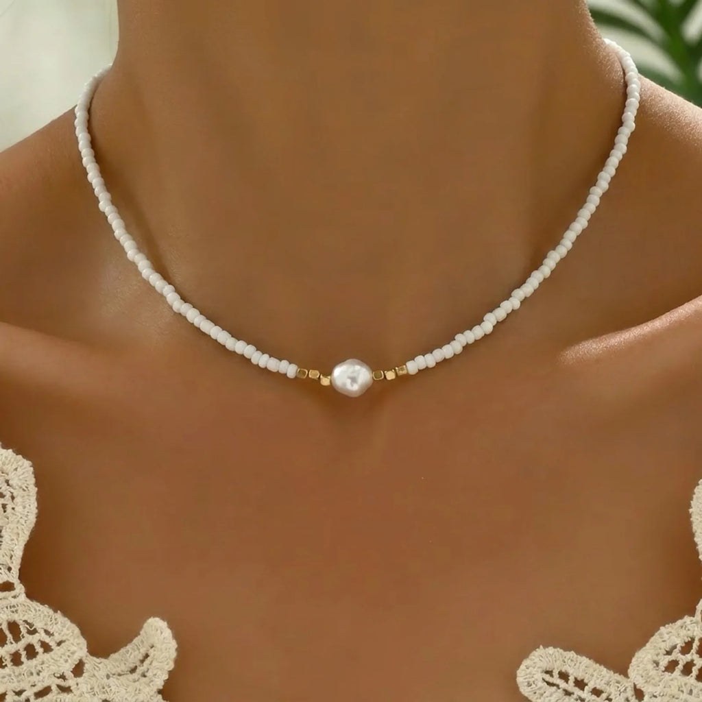 Collana di Perle Minimal