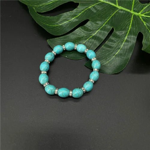 Bracciale Design Bohemien Turchese