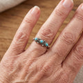 Anello Vintage Bohemien Turchese