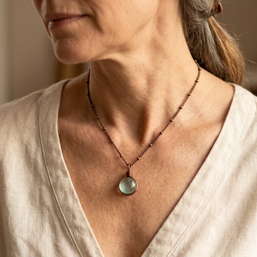 Collana a goccia Bohemien Delicata