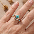Anello Bohemien in Turchese