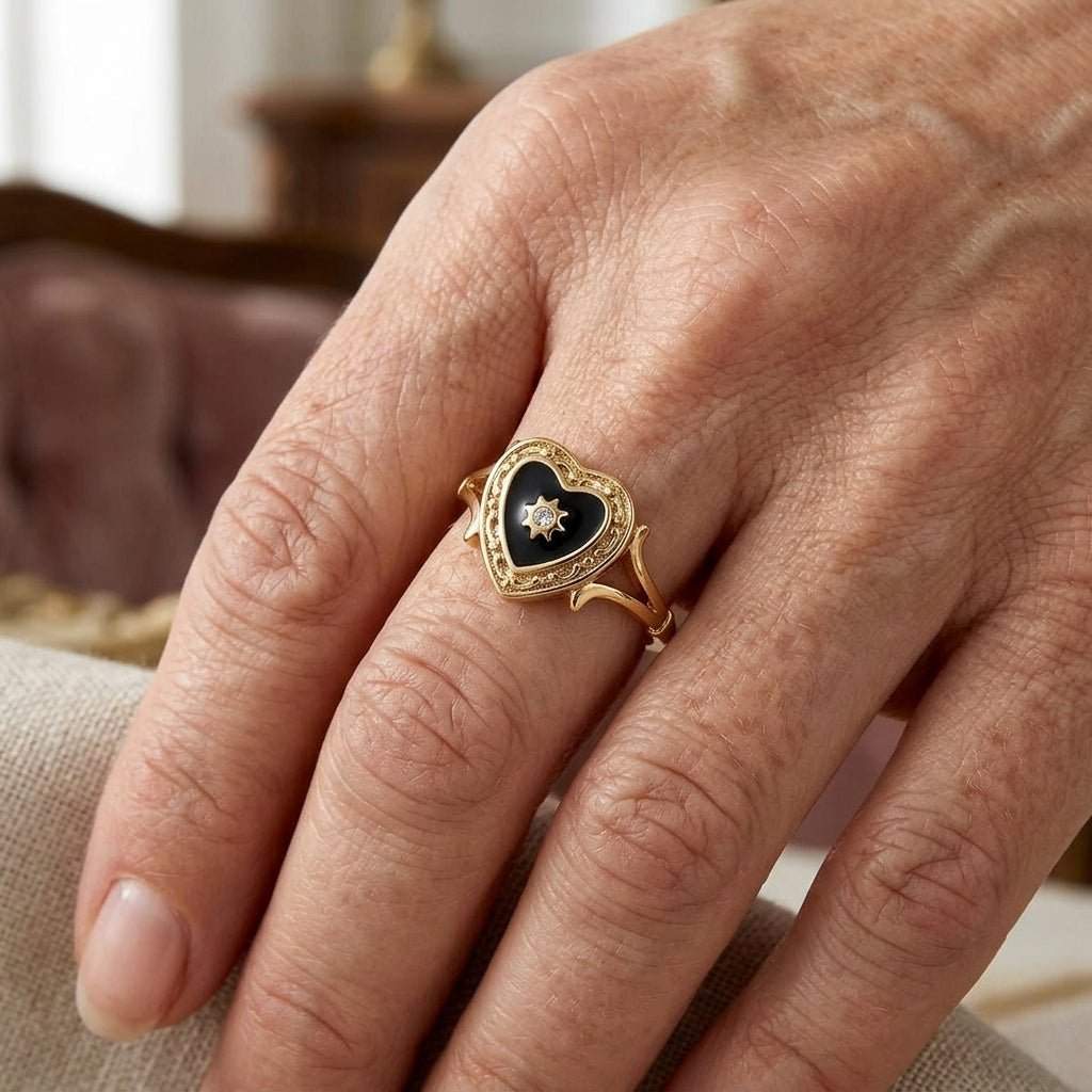 Anello Cuore Bohemien