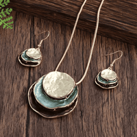 Federica™ - Collezione di Pietre Stratificate Blu d'Epoca