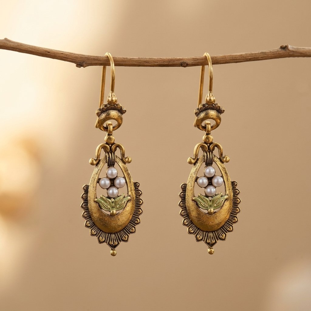 Orecchini Pendenti in Lega Vintage Bohemien