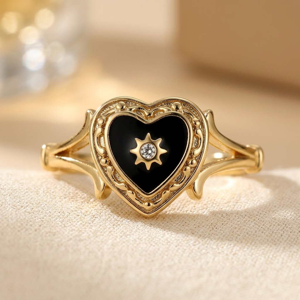 Anello Cuore Bohemien
