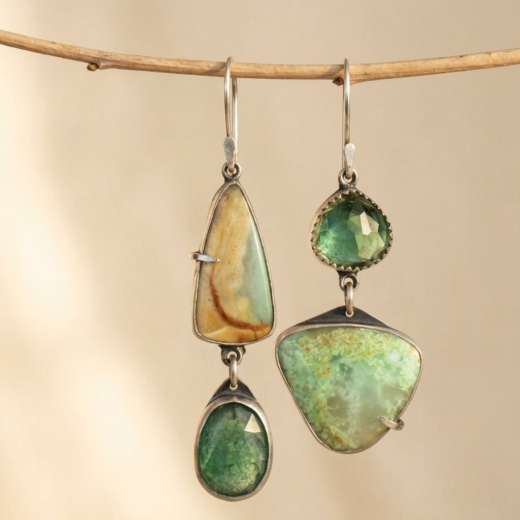 Orecchini a Goccia Turchese Bohemien