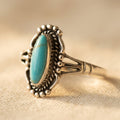 Anello Dichiarativo Marquise Turchese Etnico
