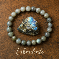 Bracciale in Labradorite per Intuizione, Trasformazione e Protezione