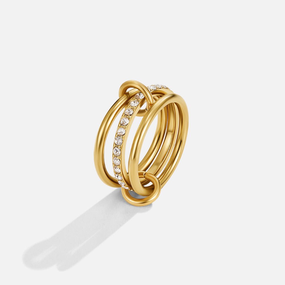 Anello in Oro Kaili a Strati
