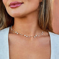 Collana a strati con perle Tori