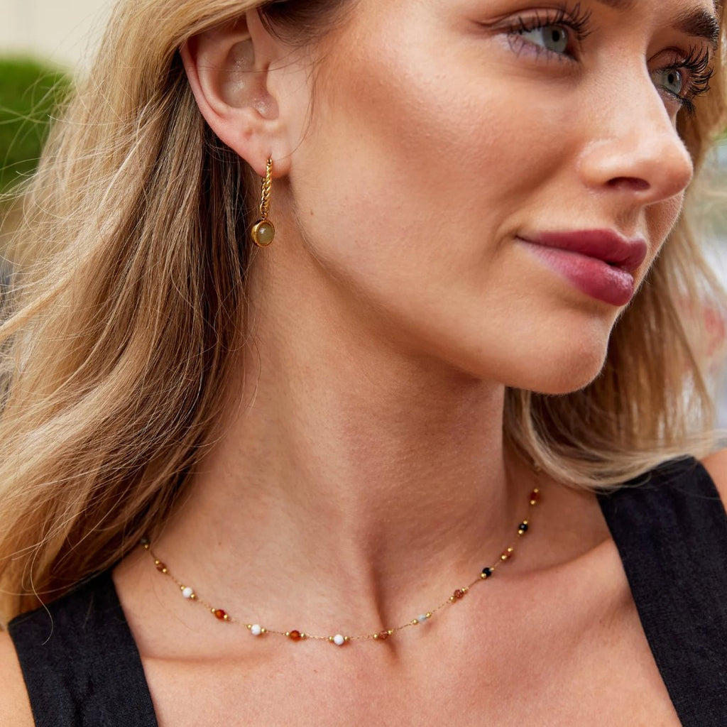 Collana di Pietre con Perline Lulu