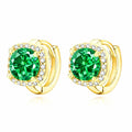 Nadine™ - Emerald Earrings Gold