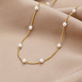 Collana in Perle D'Oro Senza Tempo