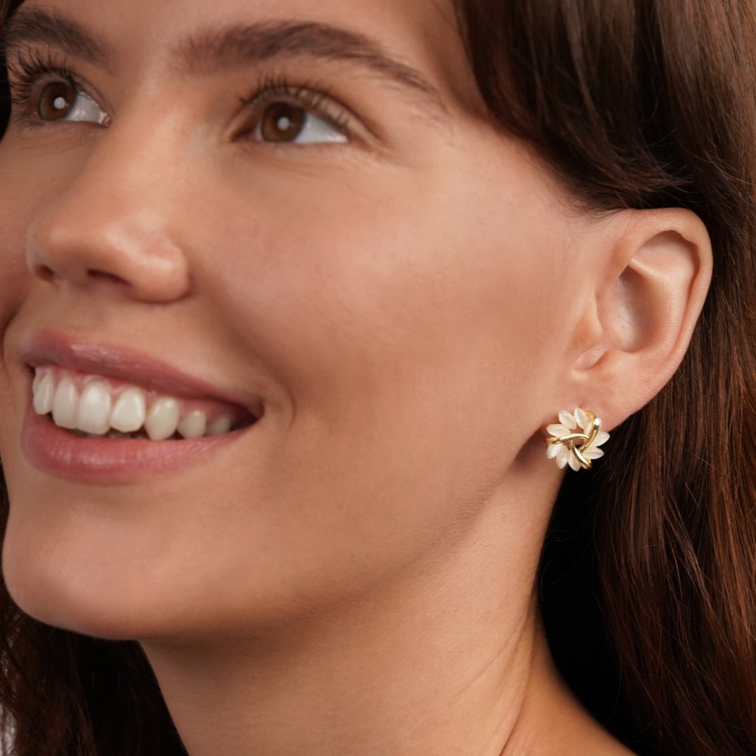 Orecchini in oro Emilia Fiori