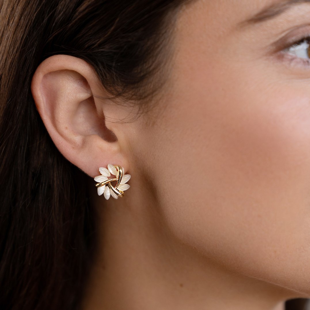 Orecchini in oro Emilia Fiori