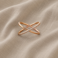 Anello in Oro con Zircone Brillante